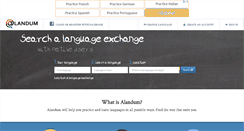 Desktop Screenshot of alandum.com